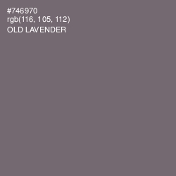 #746970 - Old Lavender Color Image
